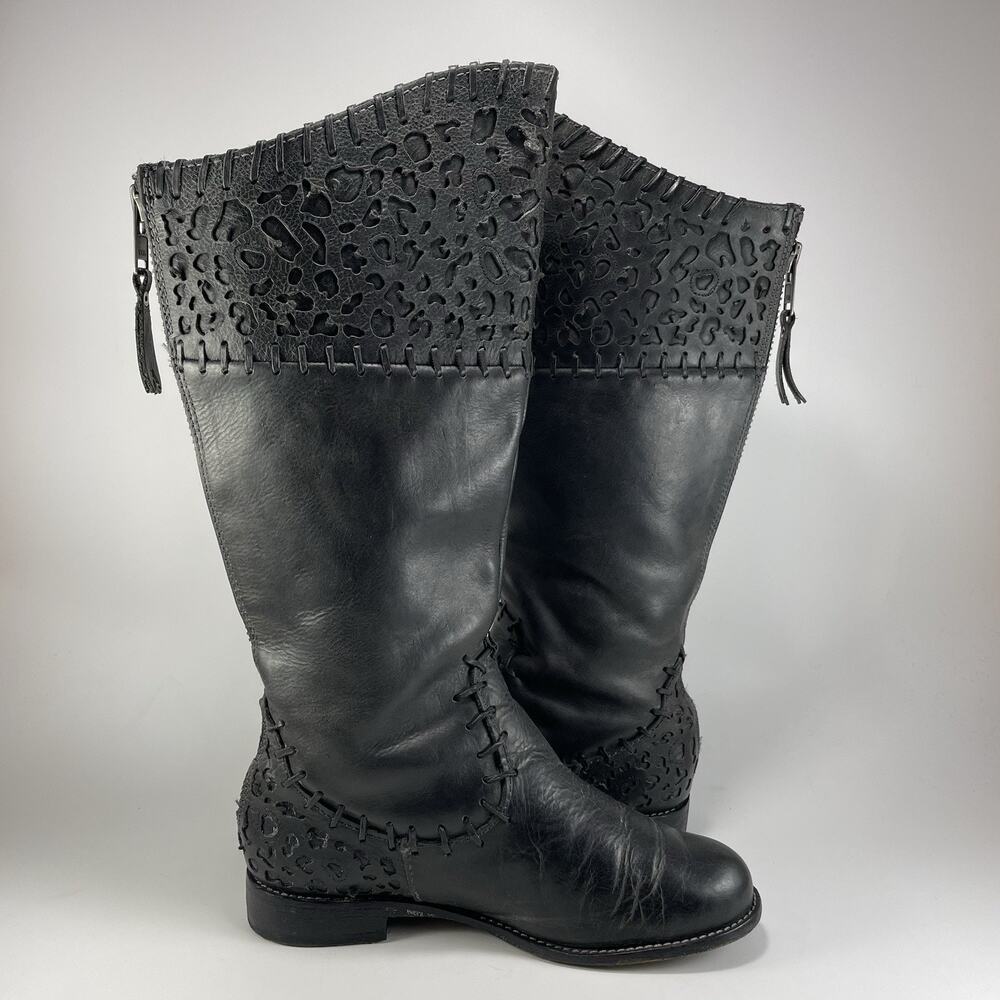 Corral Charlie Riding Boot Womens Size 8 M Indie Spirit Black Western Cowgirl - Picture 4 of 10